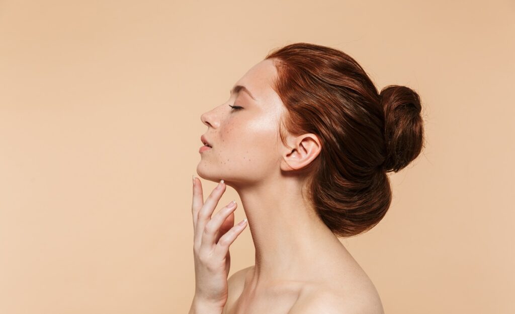 Smooth, refreshed skin after facial treatment at Virtual Skin Spa on Long Island