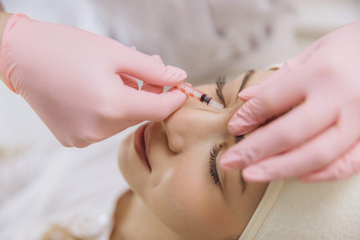 Expert injector correcting a bad Botox injection on Long Island